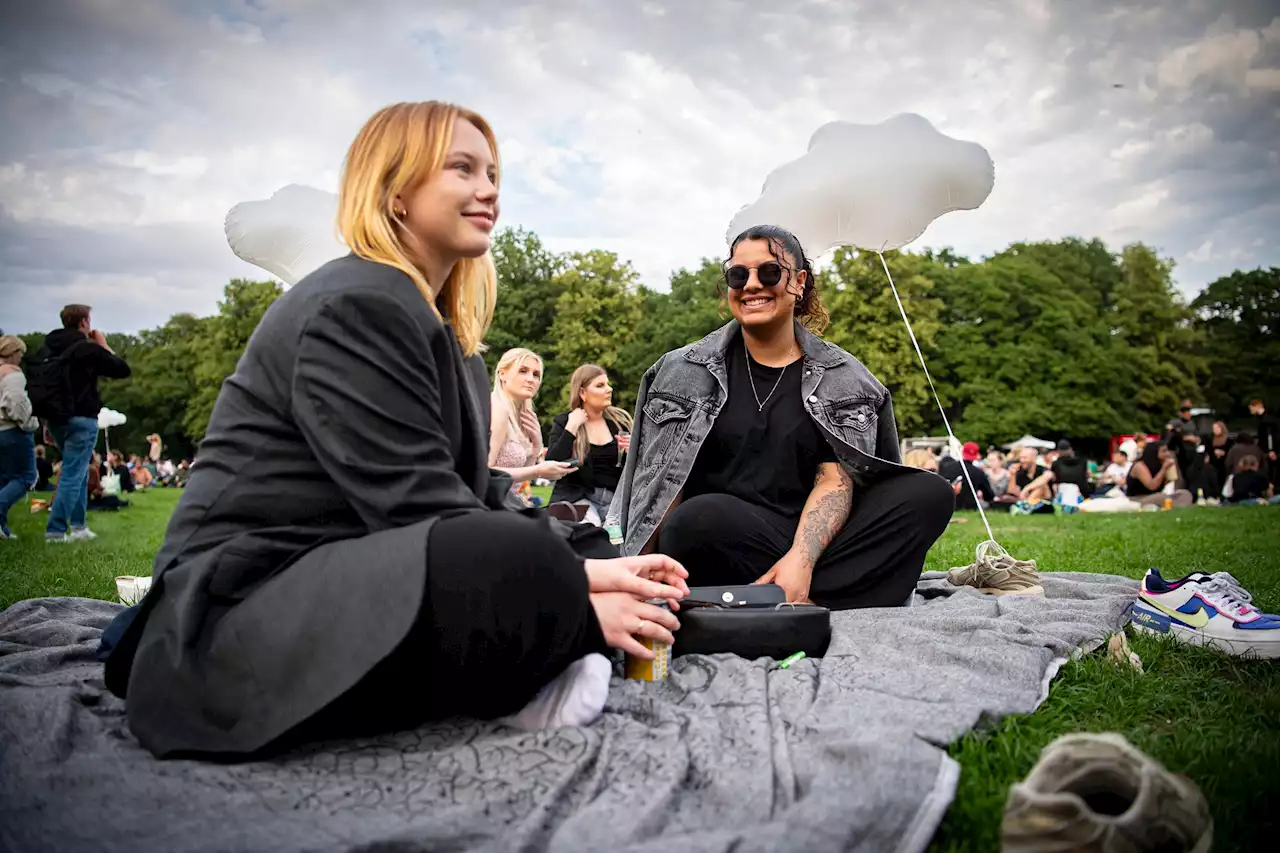 Trotsade vädret för nya traditionen i Slottsskogen