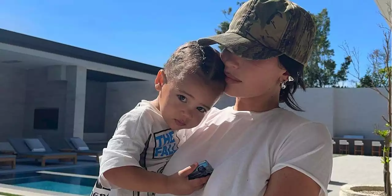 Kylie Jenner Coordinates with Son Aire In Adorable Casual Pics