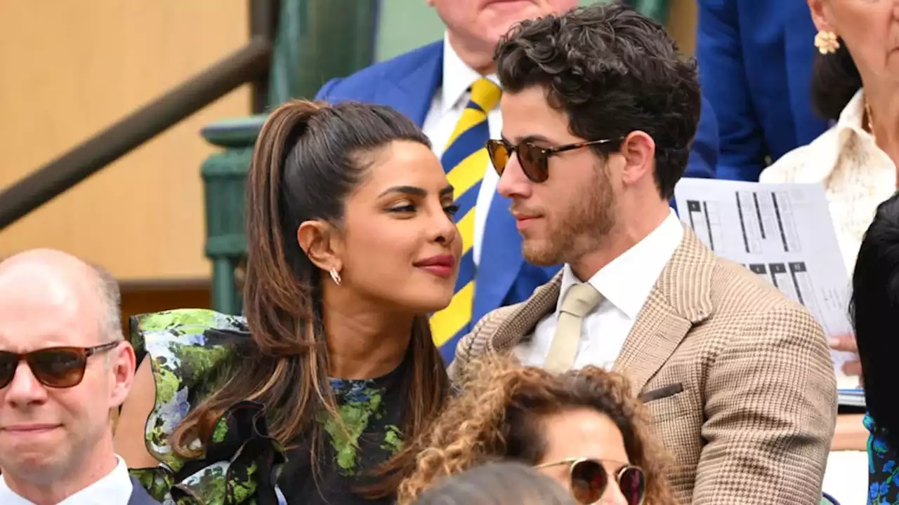 Nick Jonas and Priyanka Chopra-Jonas are couple goals during tennis date at Wimbledon