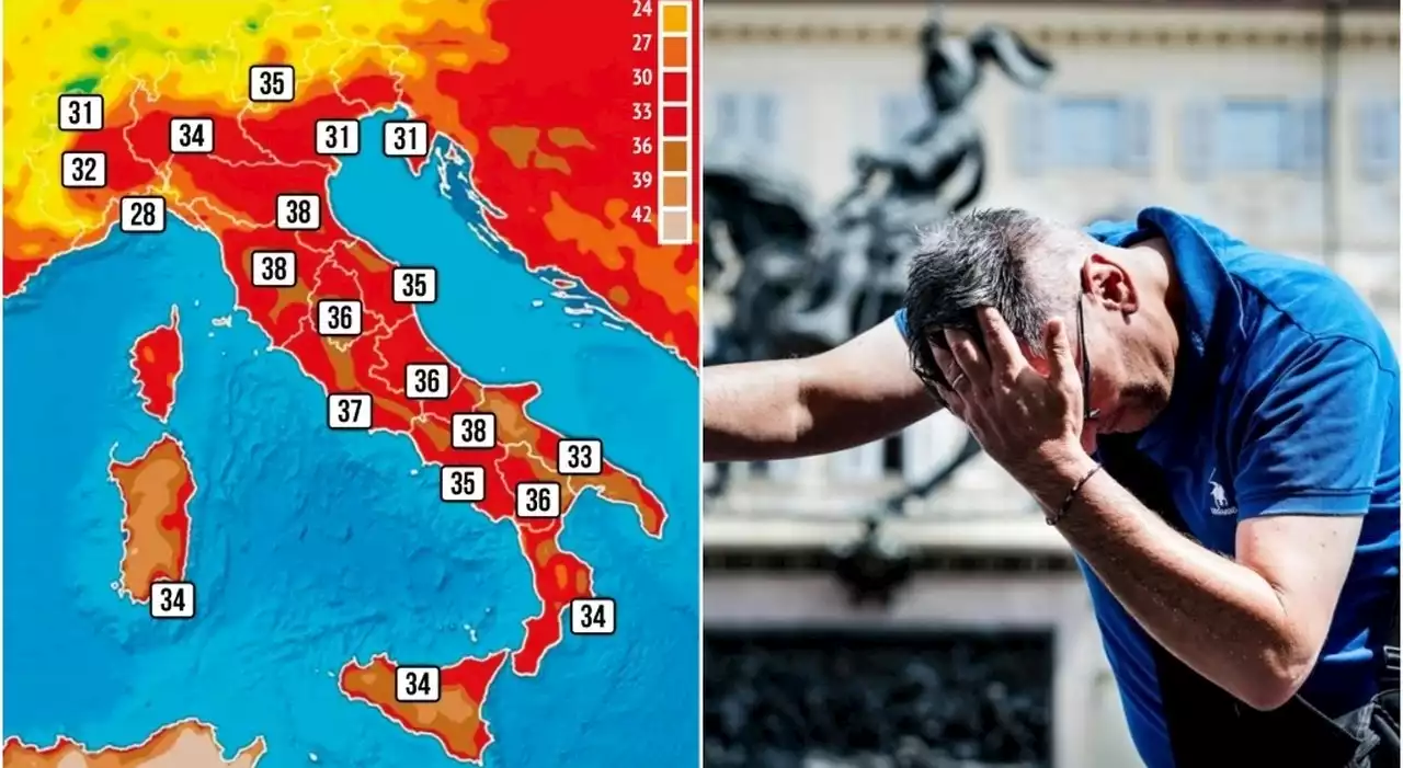 Caldo record, nessuna tregua fino al 31 luglio (ma il Nord spera). Martedì 48 gradi in Sardegna e 43 a Roma