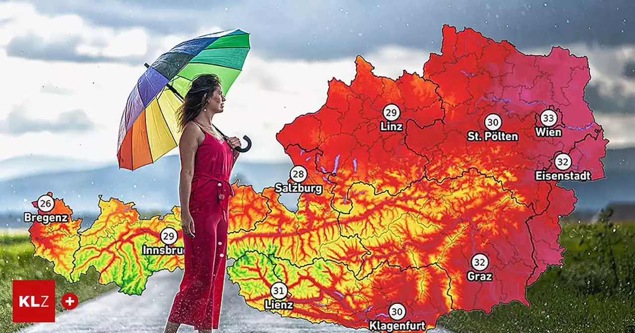 Auf Hitze folgen Unwetter - Österreich: In sieben Bundesländern war's eine Tropennacht