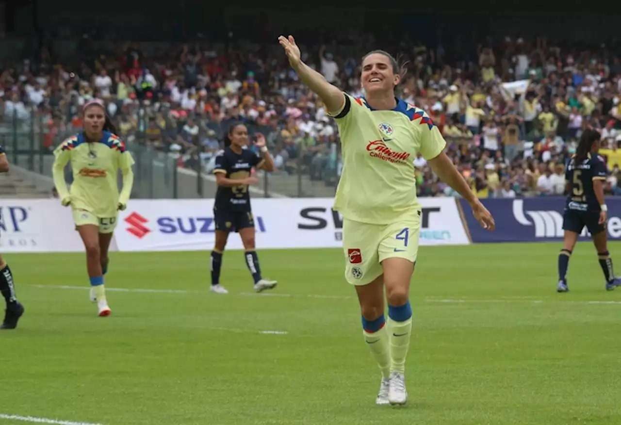 América golea 5-2 a Pumas en la Liga MX Femenil