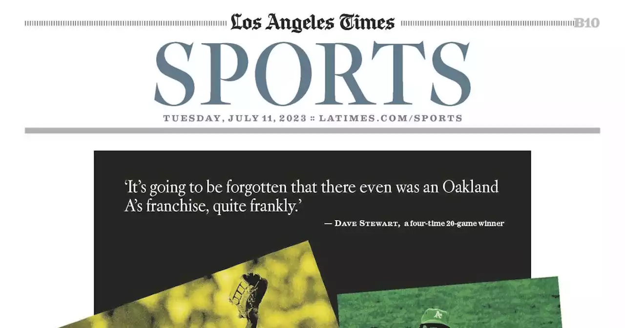 Letters to Sports: Readers sound off about changes to Times Sports section