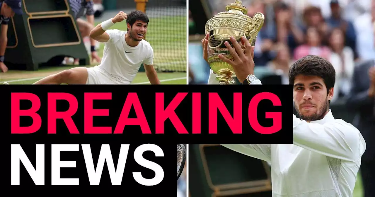 Carlos Alcaraz stuns Novak Djokovic to win first Wimbledon title of his career