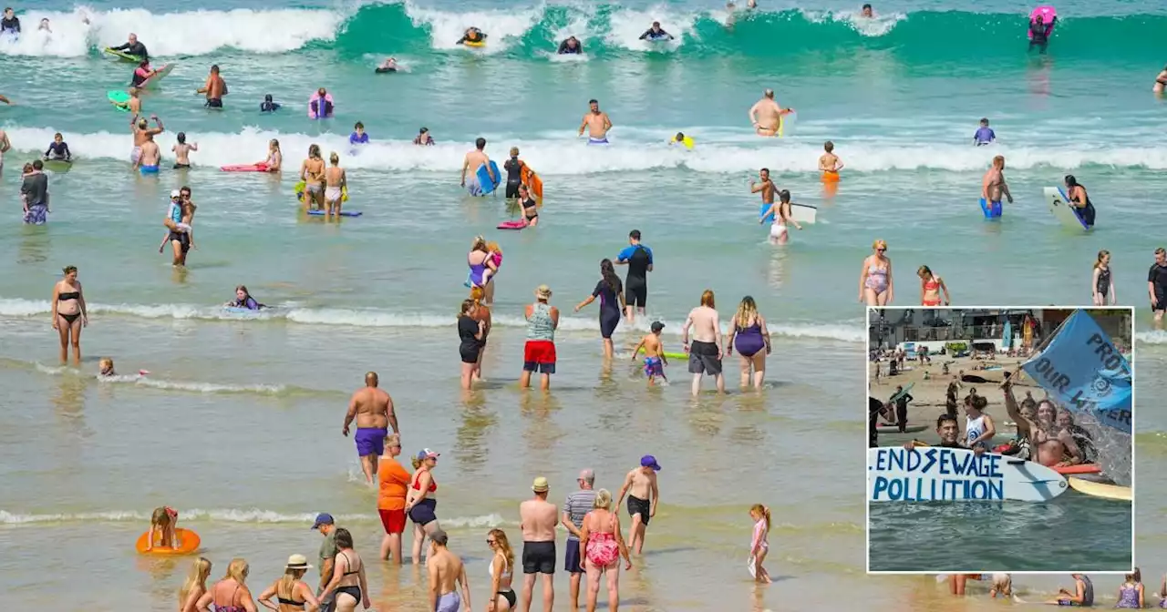 Raw sewage alert issued for 54 UK beaches after heavy rain