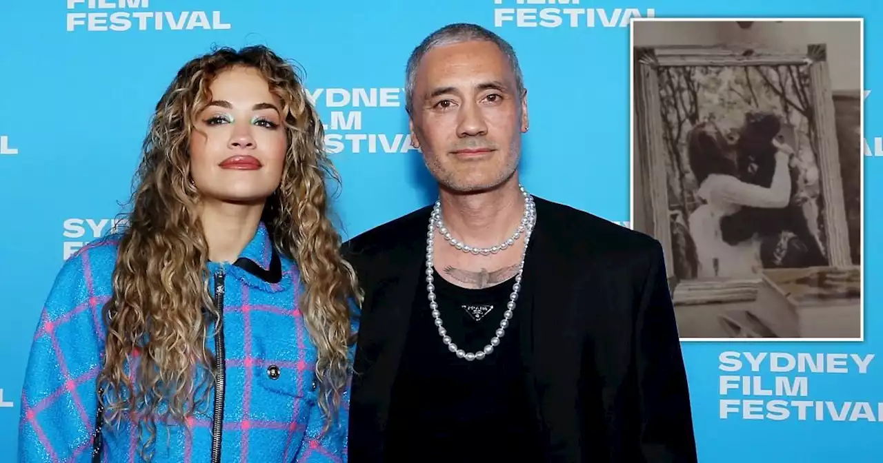 Rita Ora and Taika Waititi wedding photo seen in blink-and-you’ll-miss-it moment