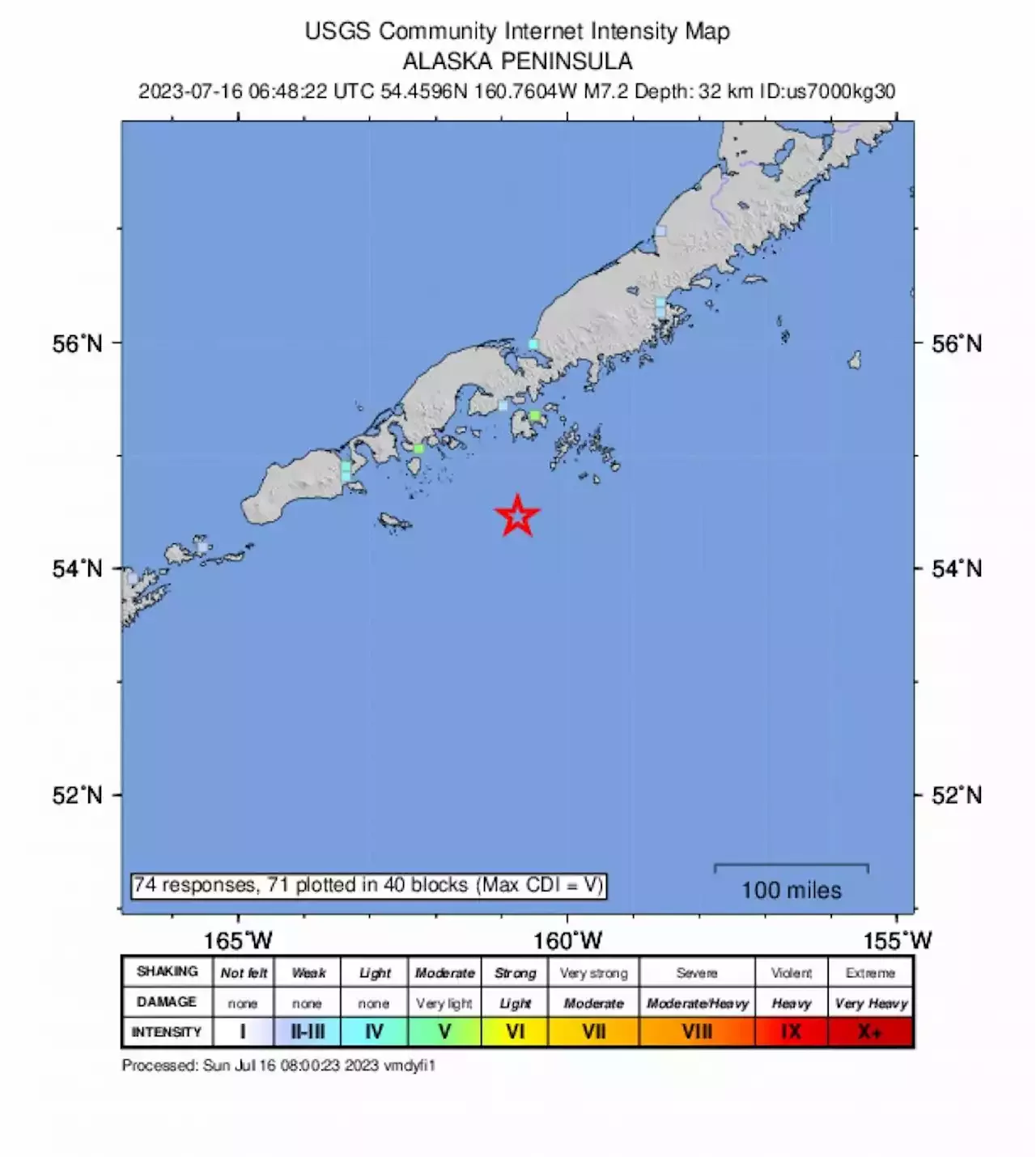 Tsunami Warning After Magnitude 7.4 Earthquake Hits Alaskan Peninsula ...