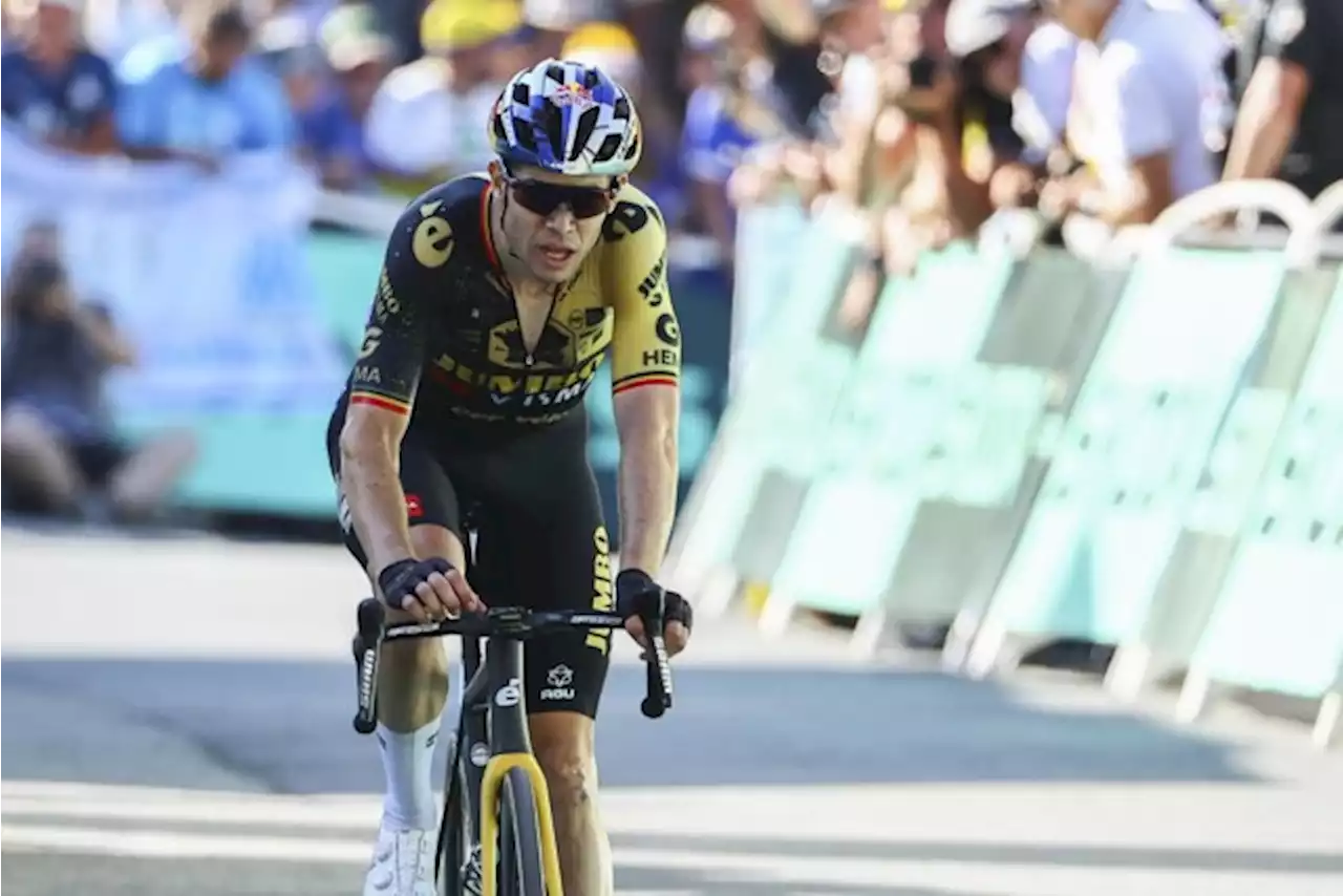 Wout van Aert ziet “dat er niet meer inzat” na nieuwe ereplaats in de Tour: “Ik wilde niet opgeven en dat heb ik ook niet gedaan”