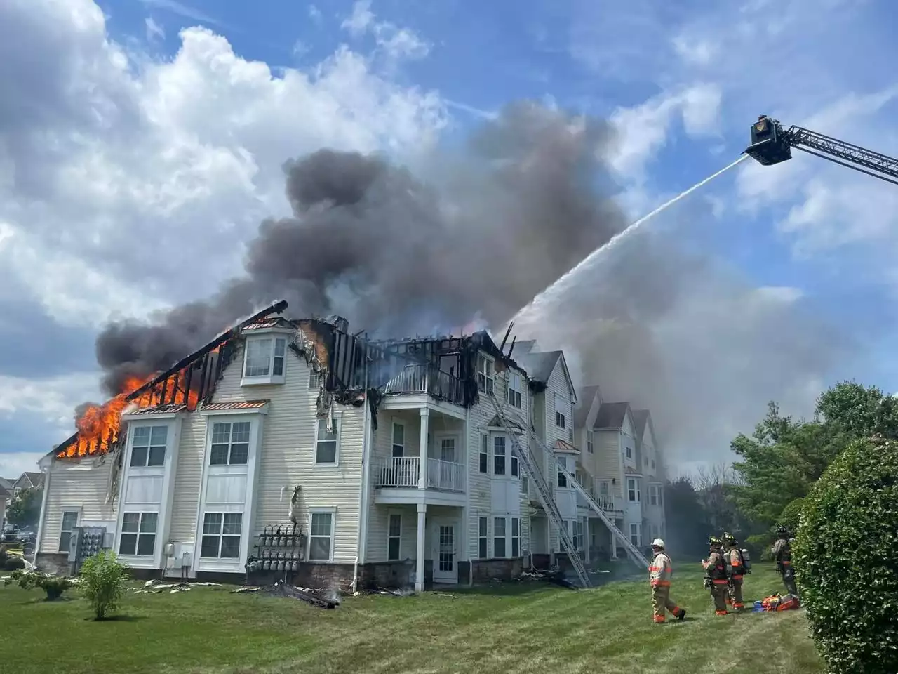 More than 20 families displaced after devastating fire at N.J. apartment complex