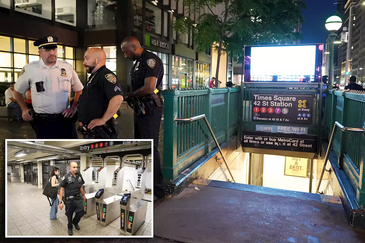 Man stabbed in unprovoked attack at Times Square subway station, suspect ‘possible homeless’