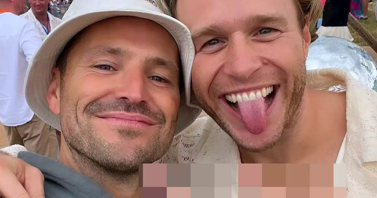 Mark Wright parties with Olly Murs as he brushes off 'feud' to attend wedding