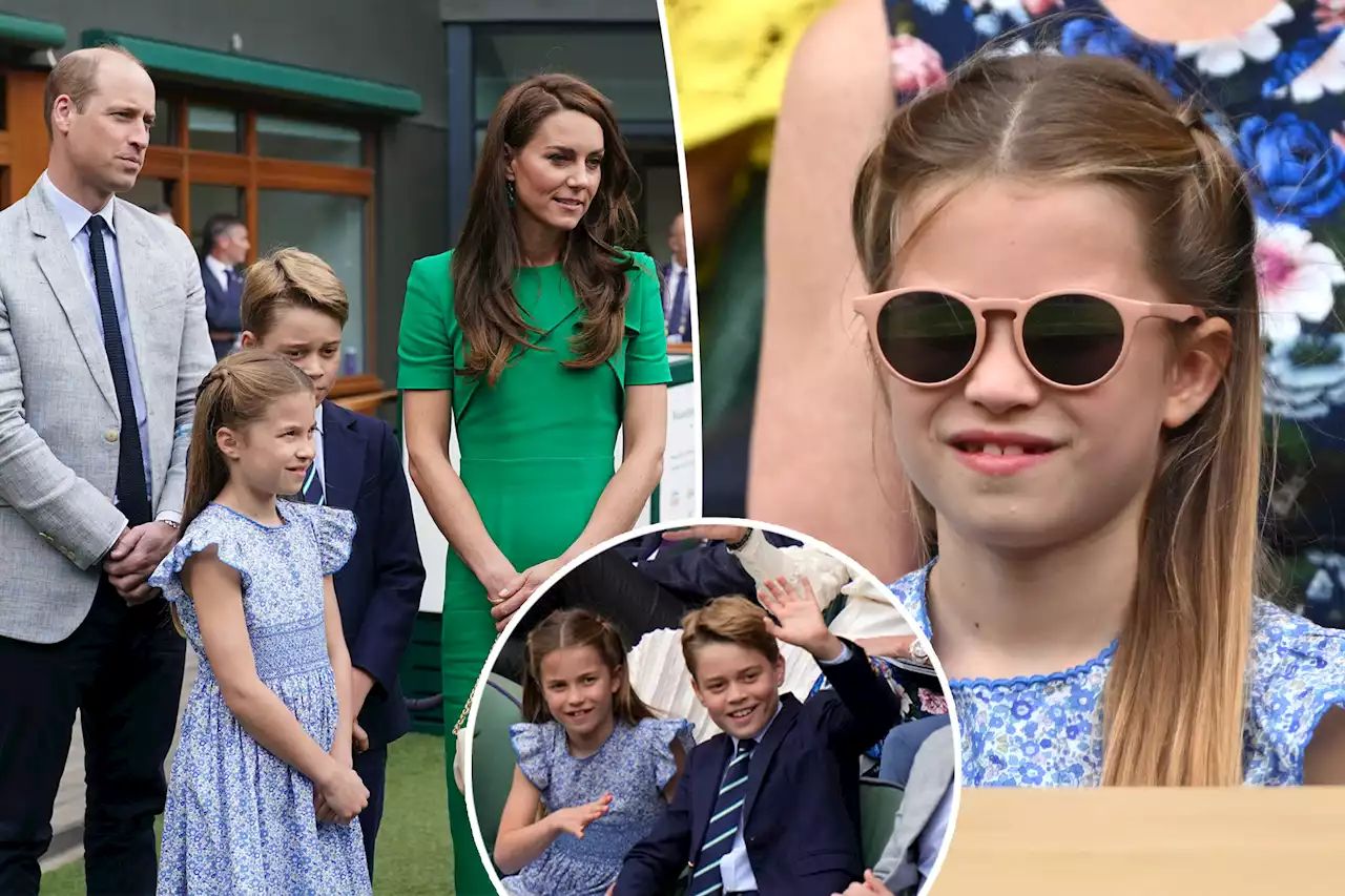 Princess Charlotte makes her Wimbledon debut with Prince William, Kate Middleton