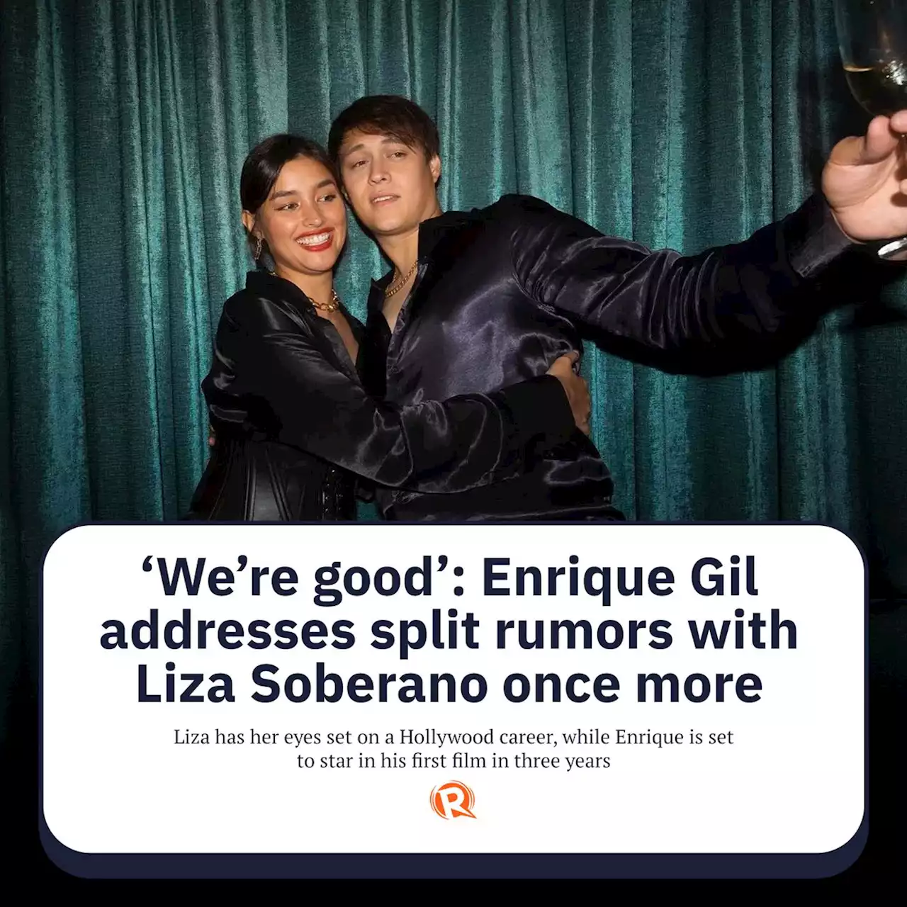 ‘We’re good’: Enrique Gil addresses split rumors with Liza Soberano once more