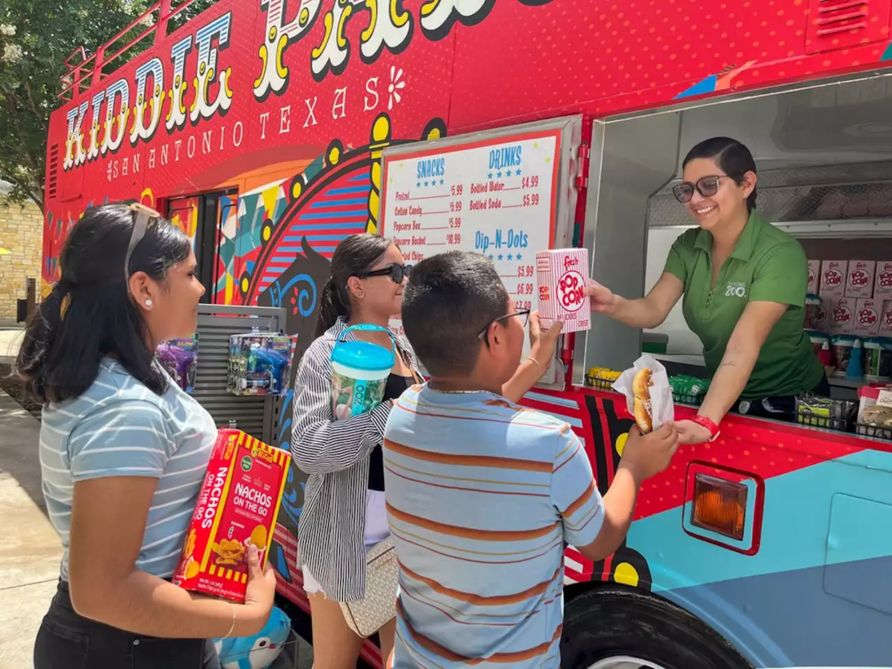 San Antonio's historic Kiddie Park converts double decker bus into concession stand