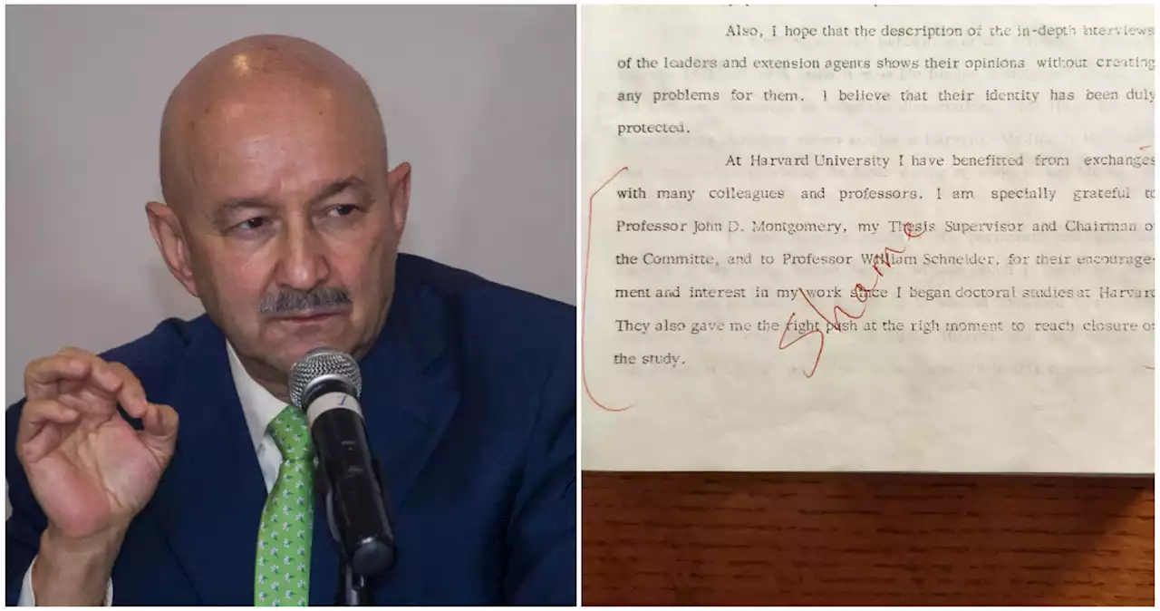 Rayan la tesis del expresidente Carlos Salinas en Harvard; “corrupto”, le escriben