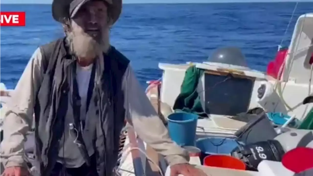 Aussie man and dog found after months stranded in ocean
