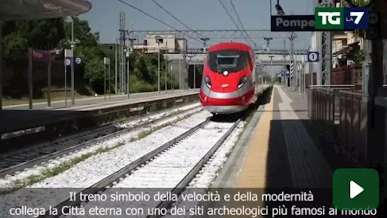 Partito il primo treno Roma-Pompei: meno di 2 ore per arrivo agli scavi