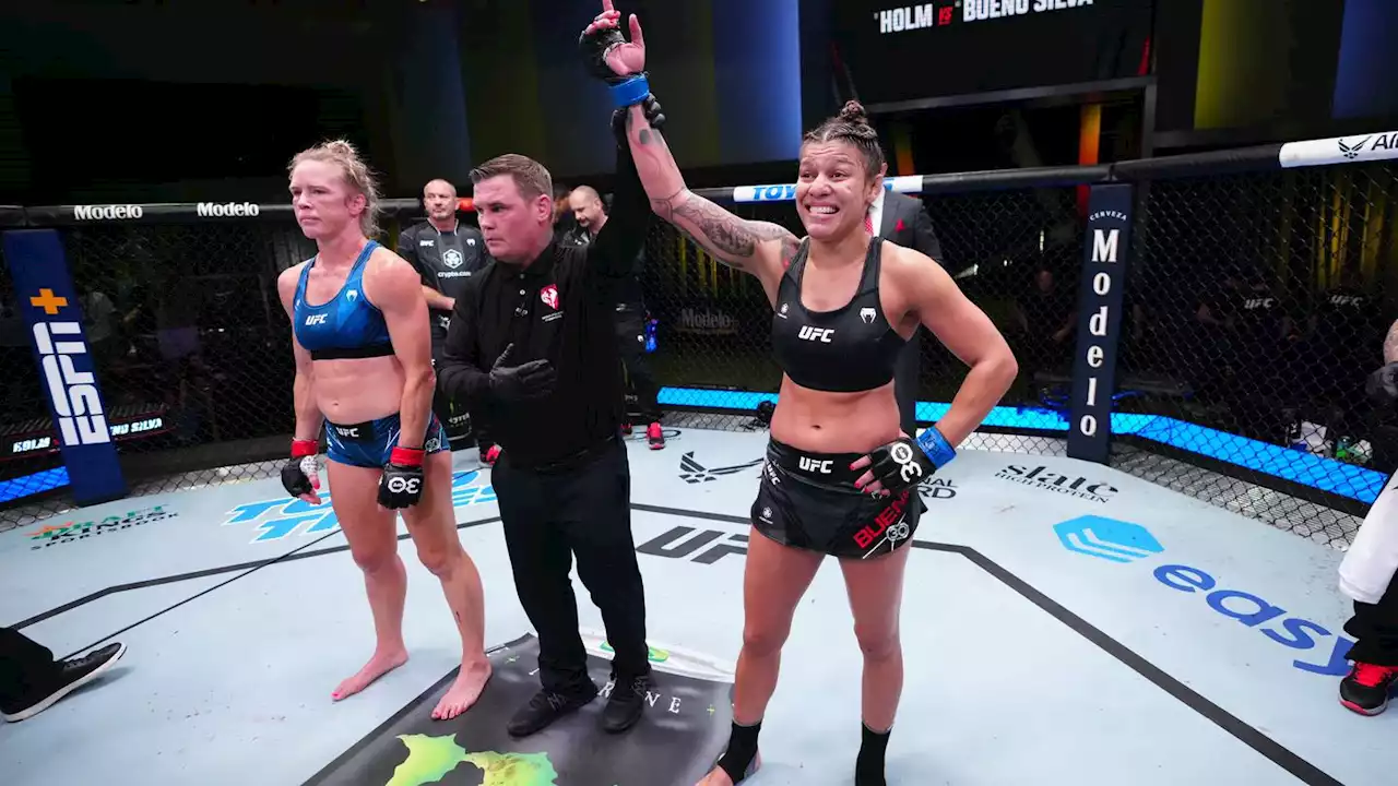 Mayra Bueno Silva submits former champion Holly Holm in UFC breakthrough