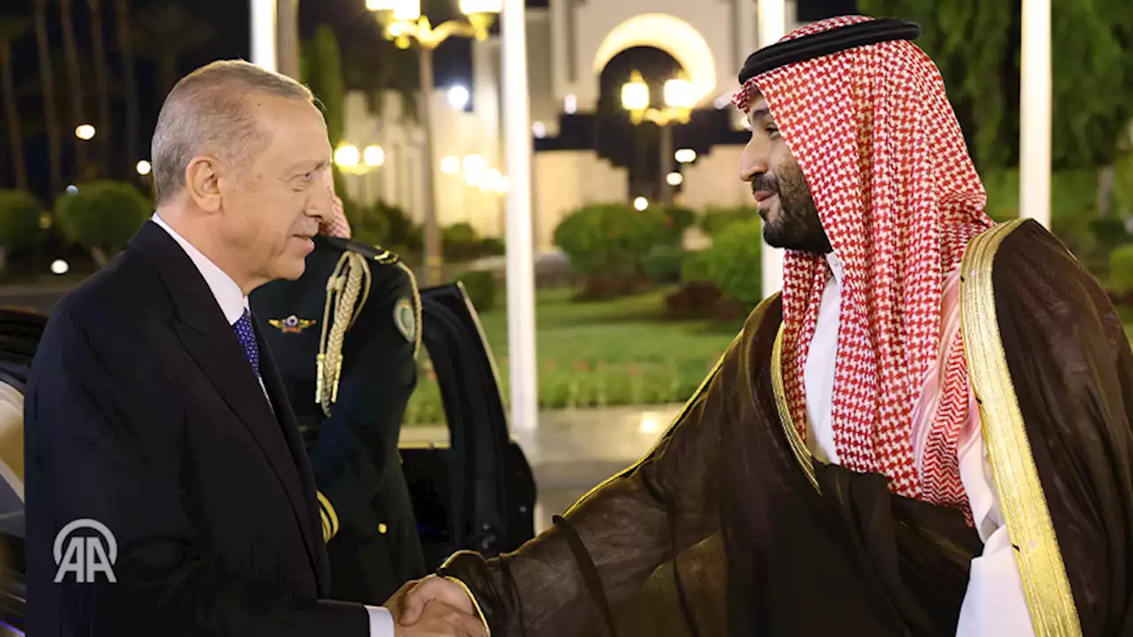 استقبال رسمی بن‌ سلمان از اردوغان در جده