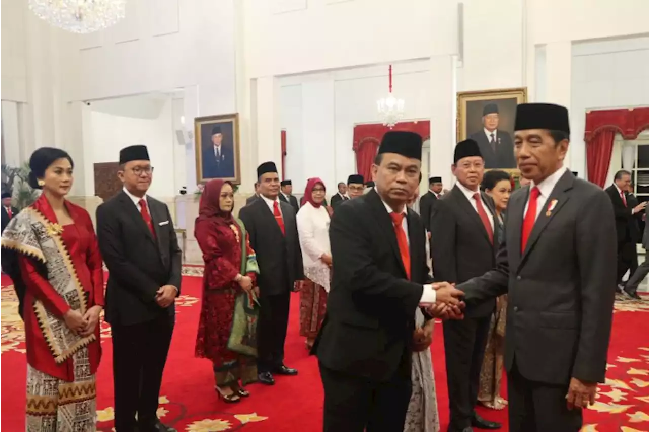 Presiden Jokowi lantik Budi Arie Setiadi sebagai Menkominfo