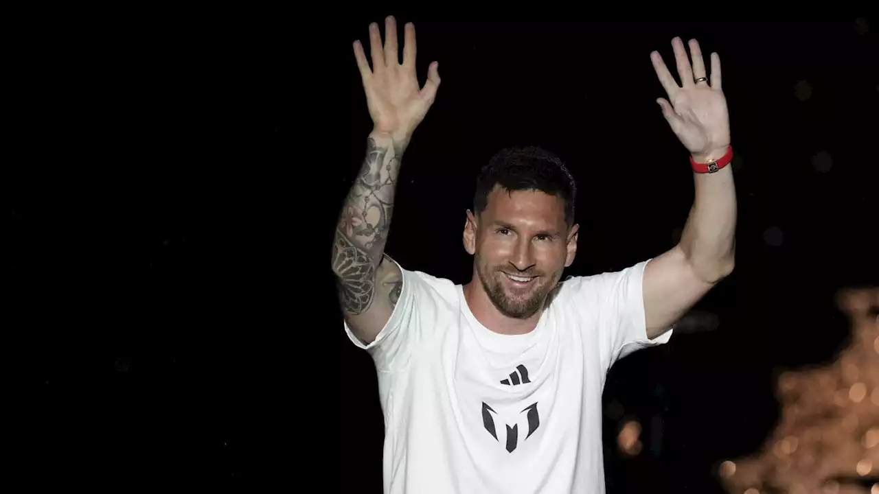 Lionel Messi introduced by Inter Miami and Major League Soccer