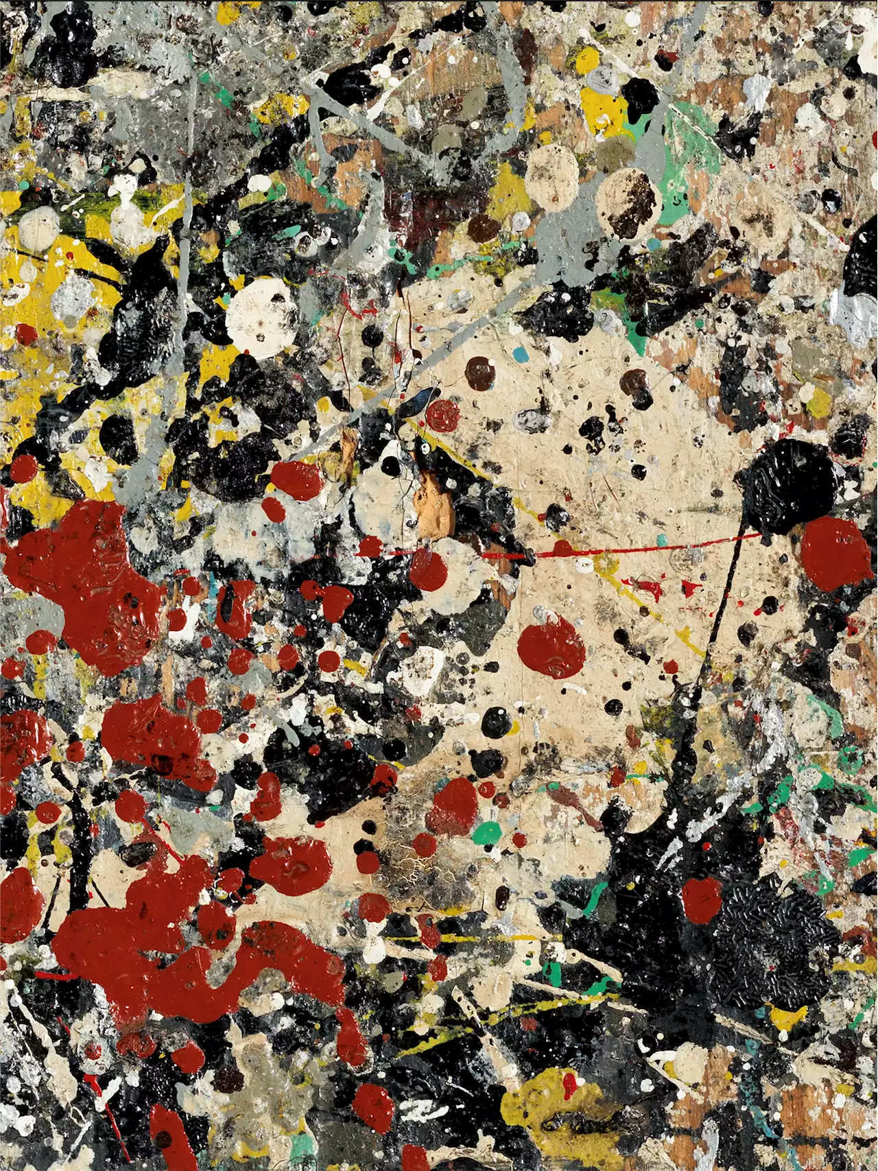 Jackson Pollock's Paint-Splattered Studio Floor, Caked With Residues of His Artistic Activity, Will Be Featured in a New NFT Collection | Artnet News