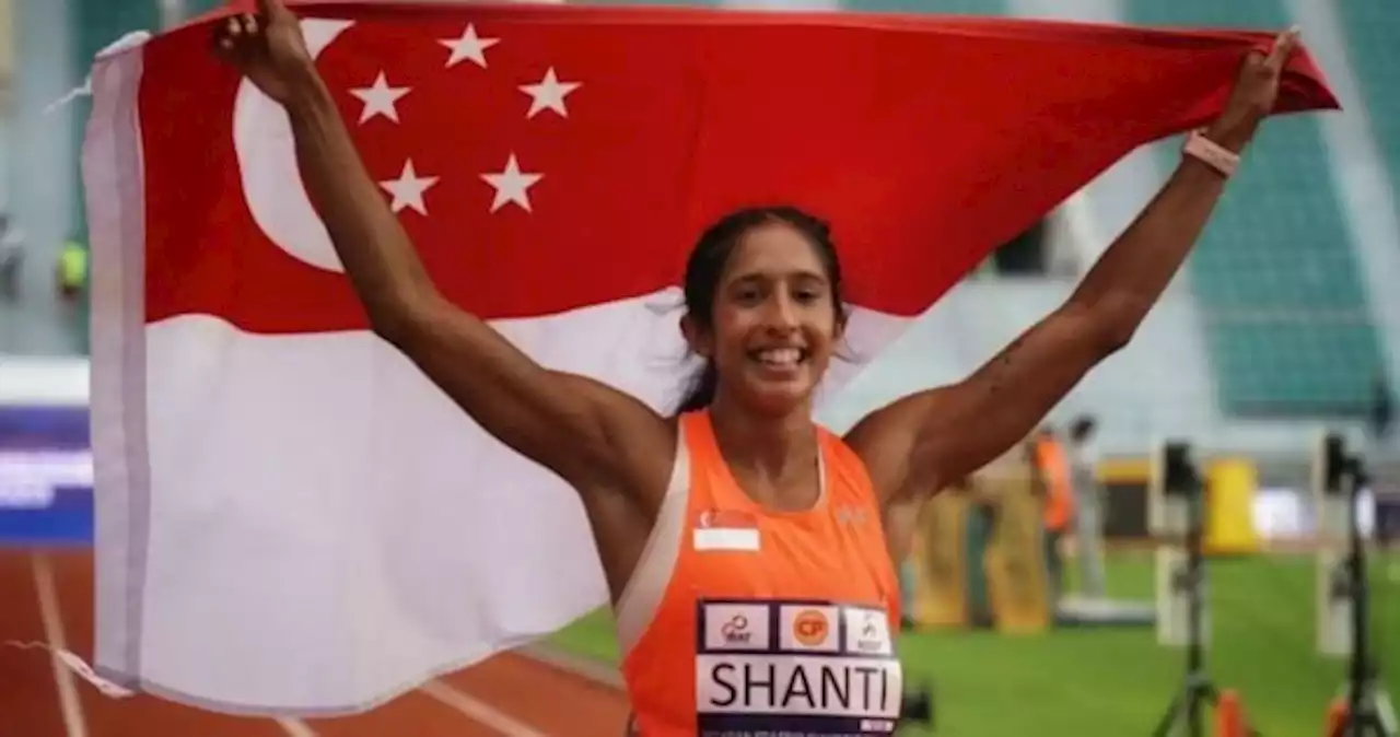 Shanti Pereira completes sprint double at Asian championships by winning 200m race