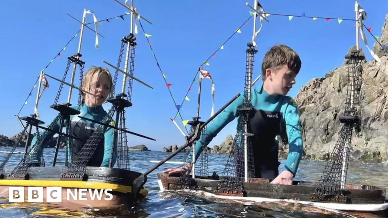 Brothers launch model ships bound for Antarctica