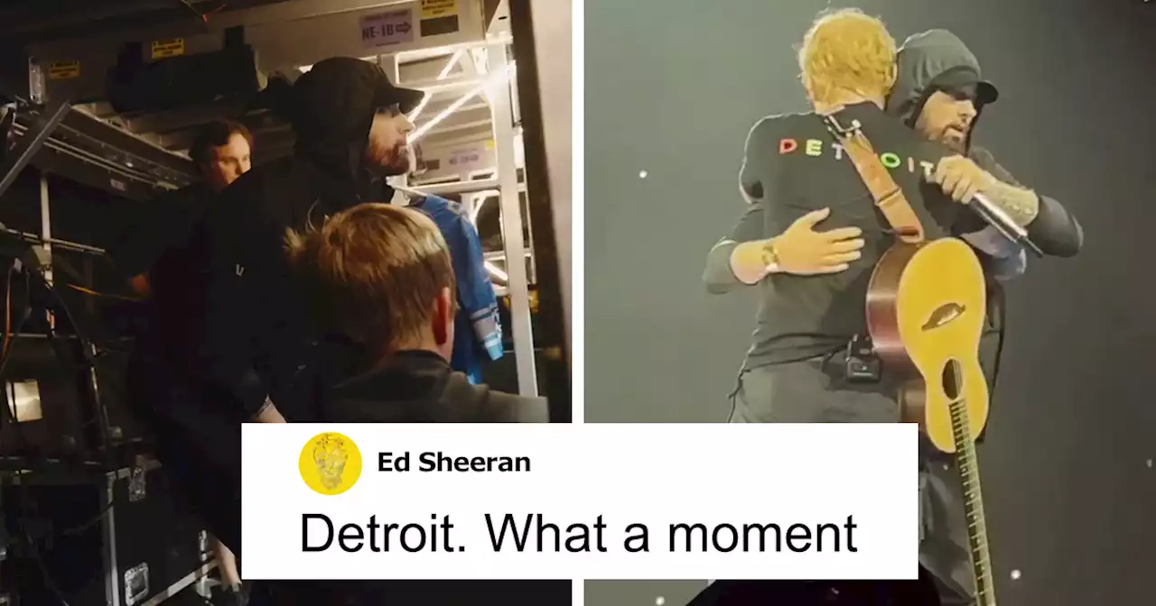 Unexpected Duo Leaves Fans Stunned As Eminem Steps On Stage At Ed Sheeran Concert