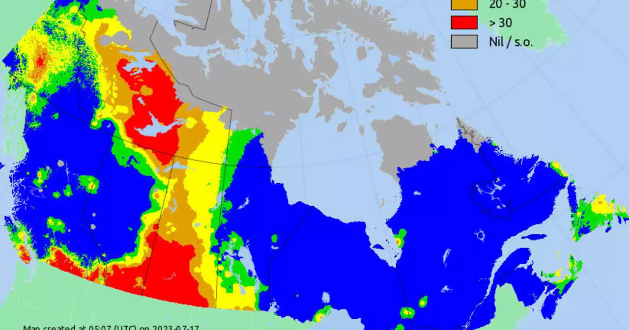 Canadian wildfire maps show where fires continue to burn across Quebec, Ontario and other provinces