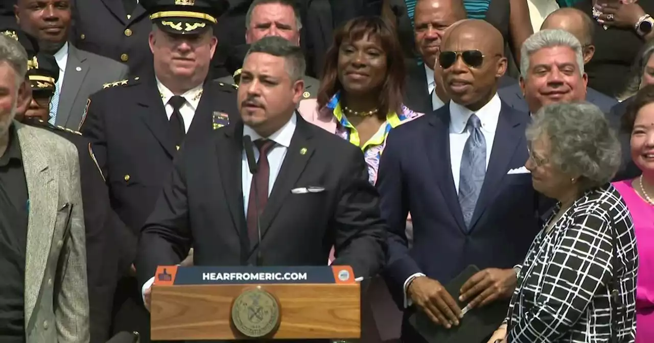 Edward Caban appointed as 46th NYPD commissioner by Mayor Eric Adams