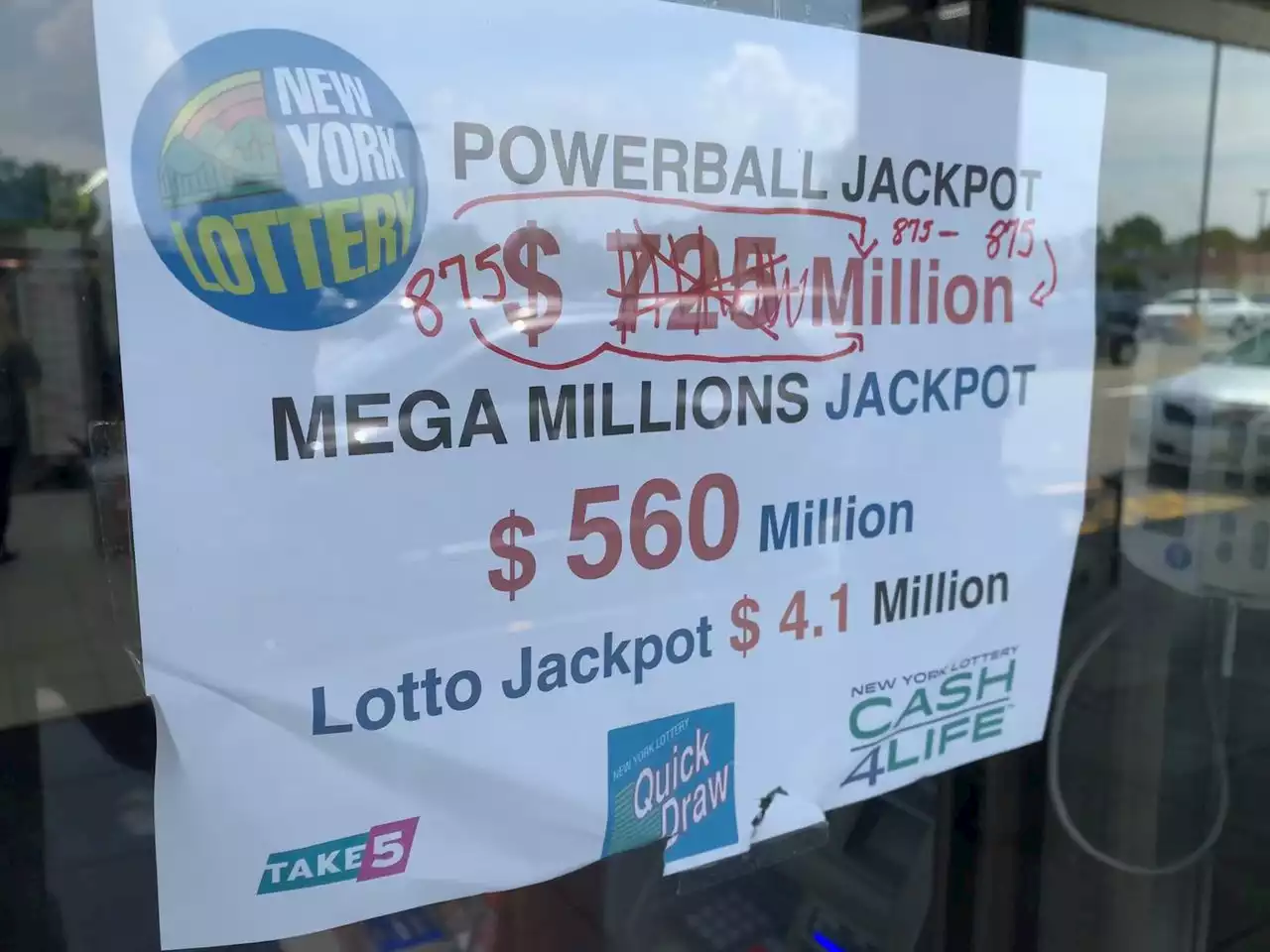 The Powerball and Mega Millions jackpots are very, very big; Sunday’s Ohio Lottery results