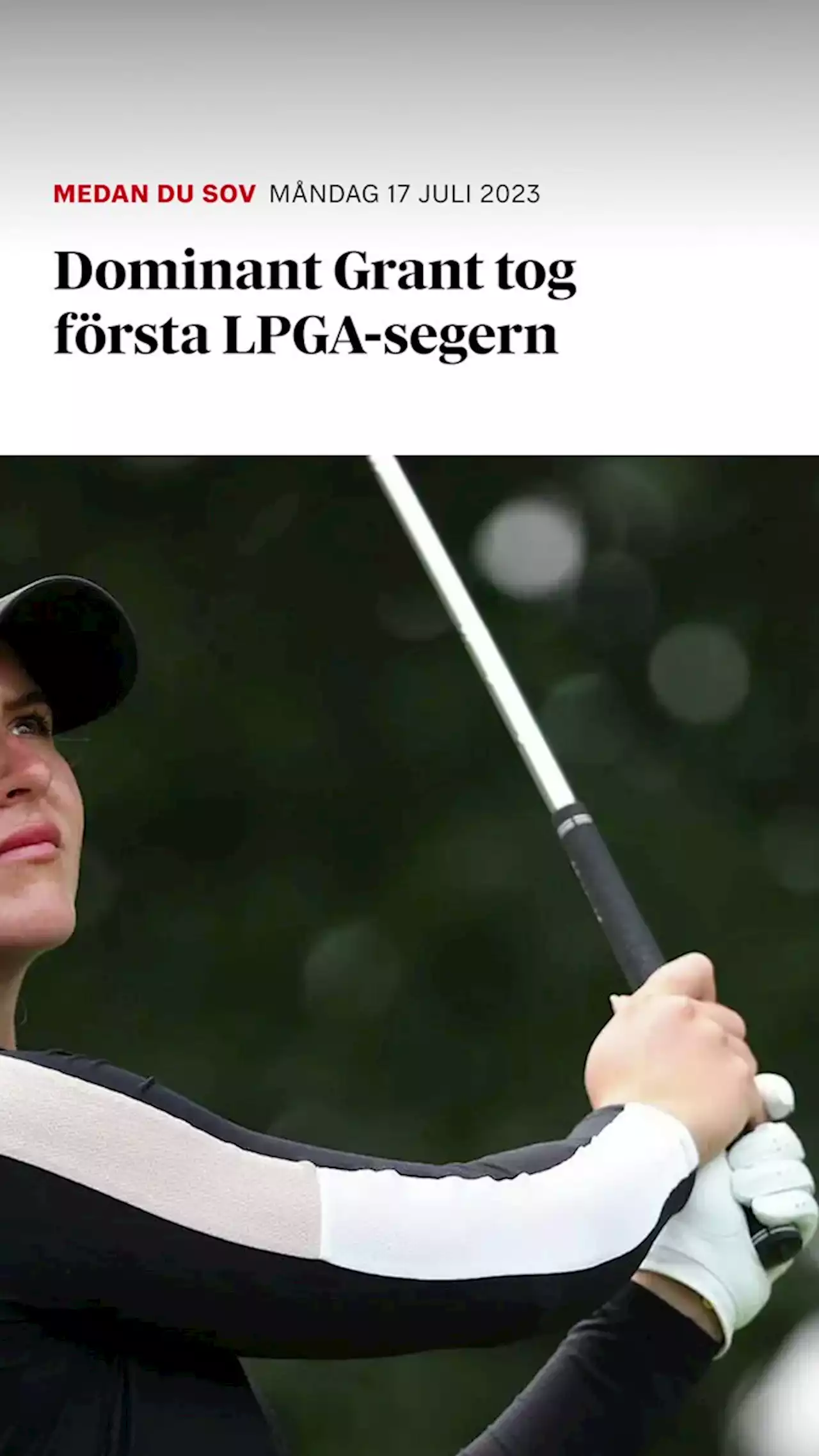 Dominant Grant tog första LPGA-segern