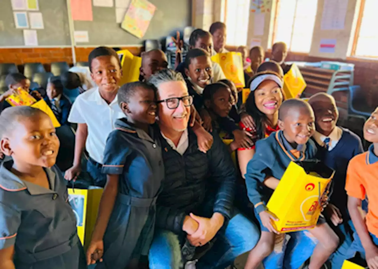 WATCH: Breakfast team comes bearing gifts for Mangethe Primary Book| East Coast Radio