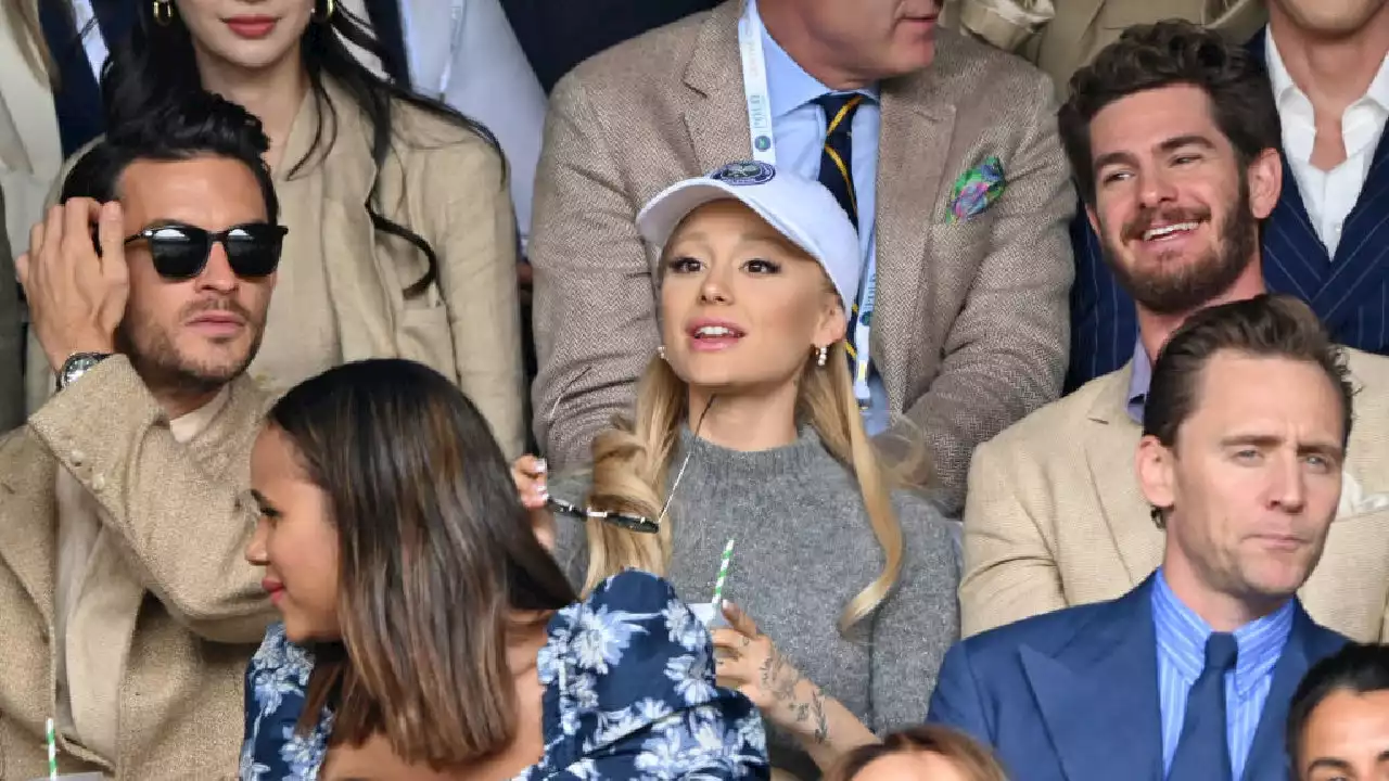 Ariana Grande, Brad Pitt and More Spotted at Men's Wimbledon Final