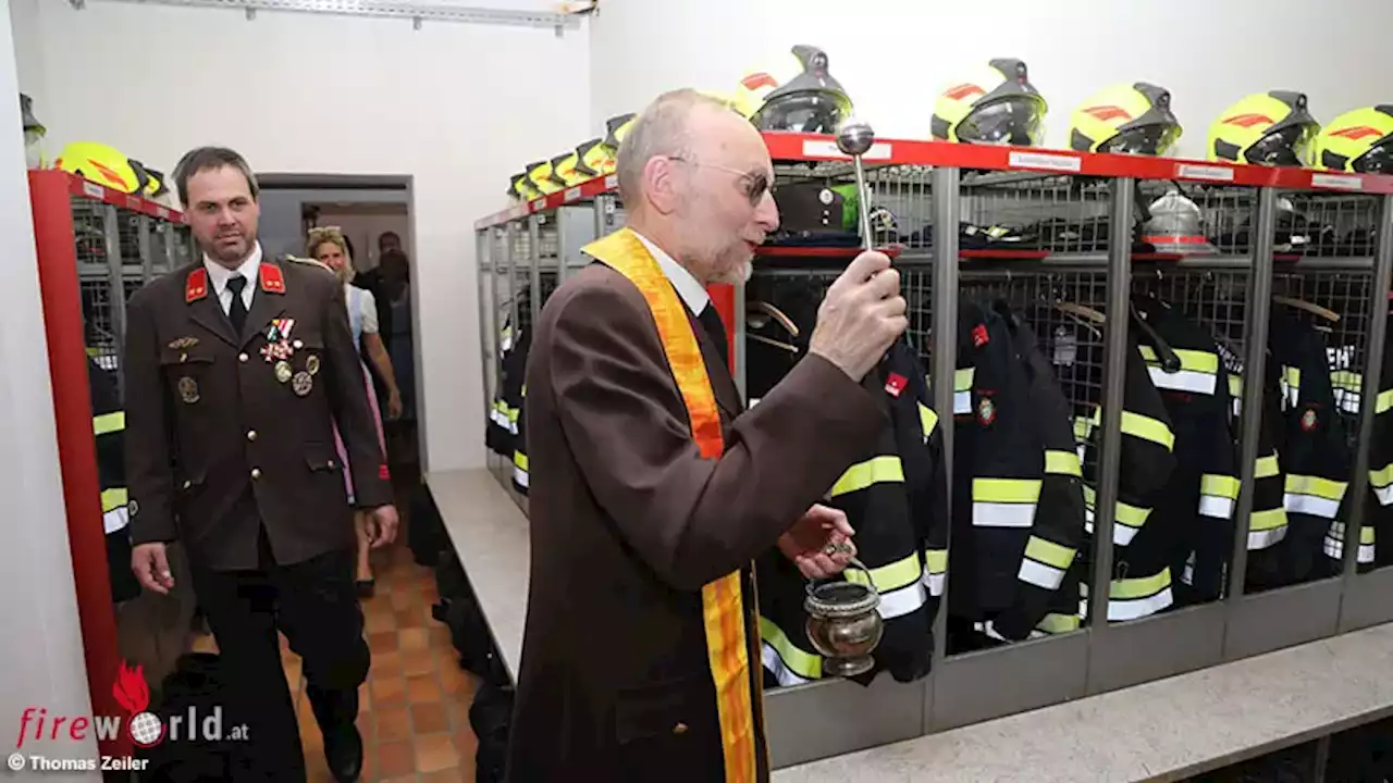 Stmk: Segnung des Zubaus des Feuerwehrhauses Bischoffeld in Gaal