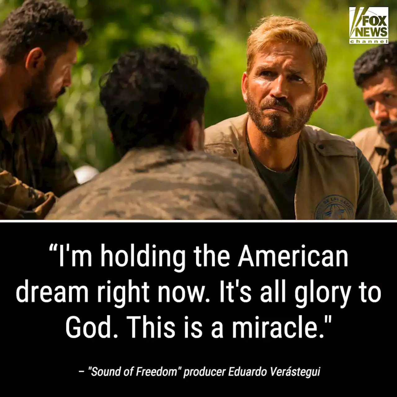 'Sound of Freedom' filmmaker says hit faith-based thriller is 'more than a movie': 'It's a movement'