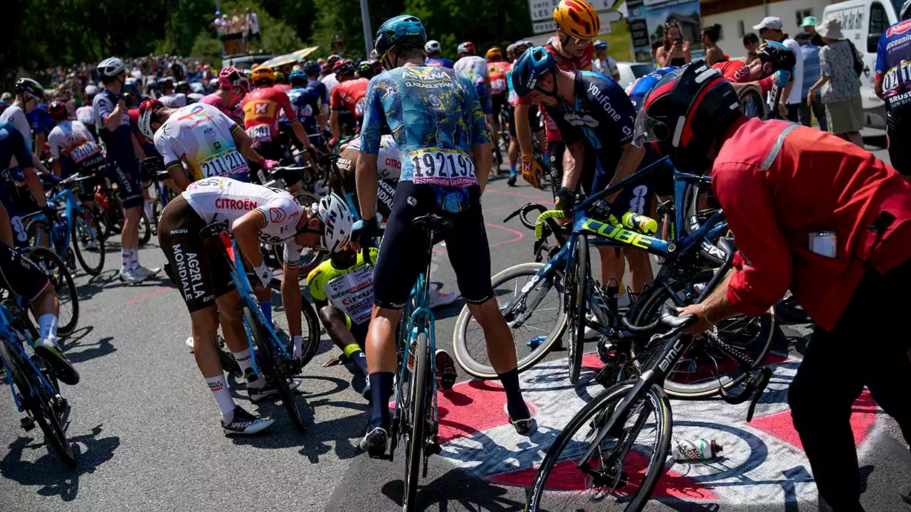 Tour de France spectator who allegedly 'wanted to get a selfie' causes massive crash