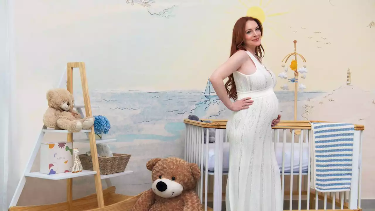 You have to see inside Lindsay Lohan’s ocean-inspired nursery