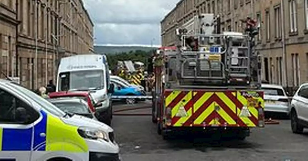 Glasgow street shut down as firefighters at scene of tenement in Dennistoun