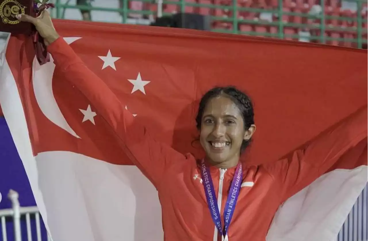 Pritam Singh calls Shanti Pereira 'an absolute superstar' after Sprint Queen's double wins - Singapore News