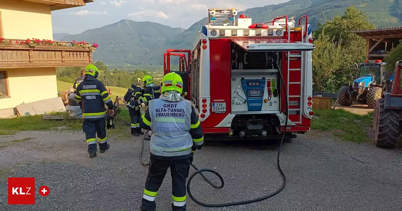 Ardning - Heizraum stand in Brand: Hausbesitzer versuchte vergeblich zu löschen