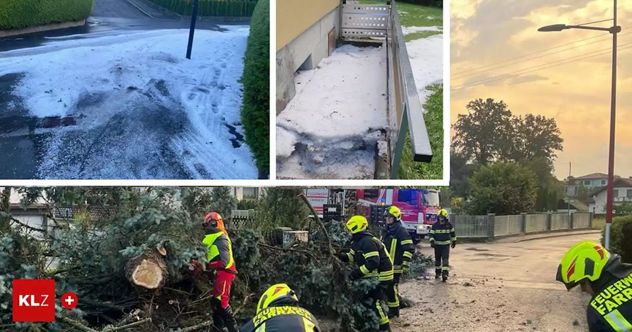 Schweres Hagelunwetter im Aichfeld - &quot;Zuerst hat es nur geregnet – und dann: Vollgas Hagel&quot;