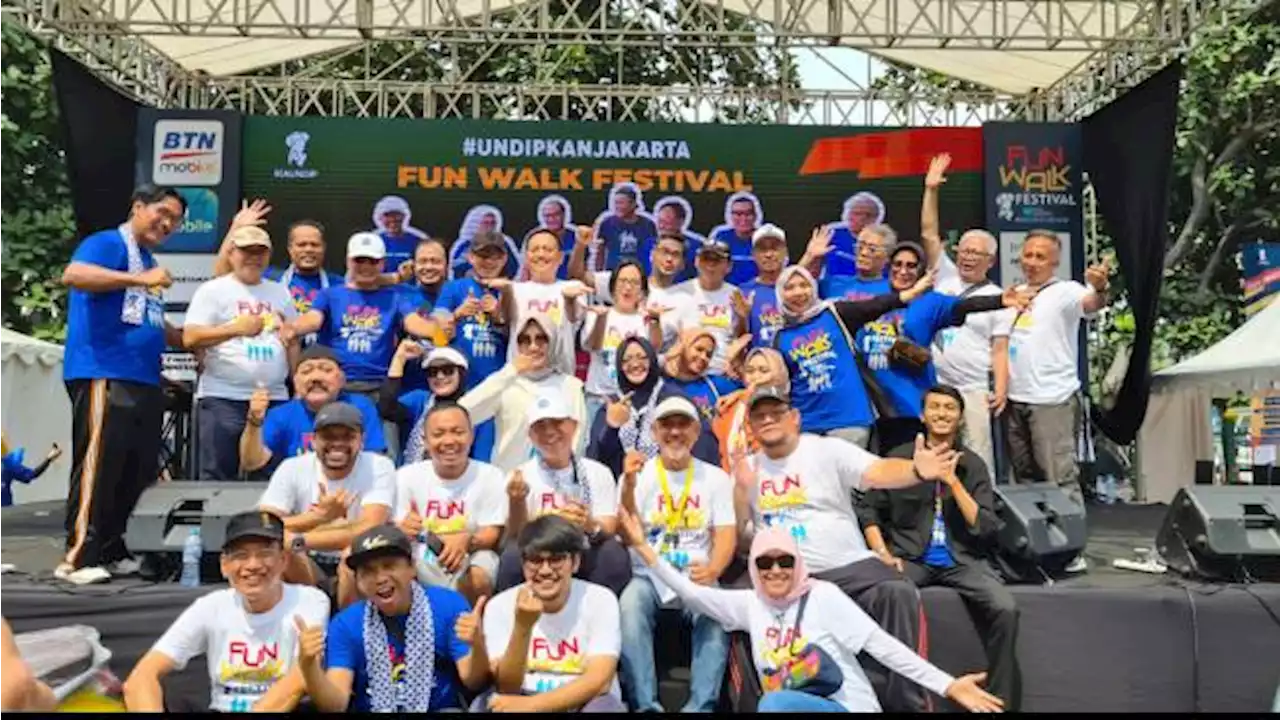 Ikatan Alumni Universitas Diponegoro Gelar Fun Walk Bertema Undipkan Jakarta, Sehatkan Indonesia