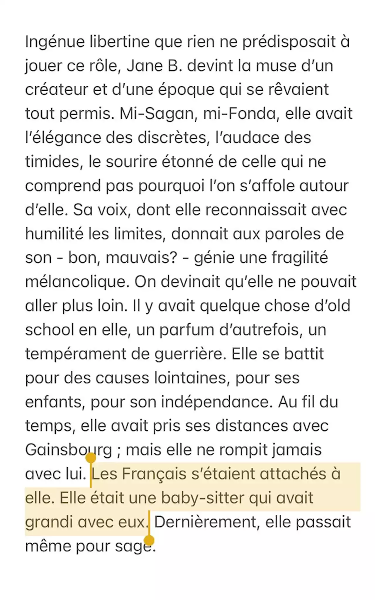 L’éditorial du Figaro: «Jane Birkin, une lady frondeuse»