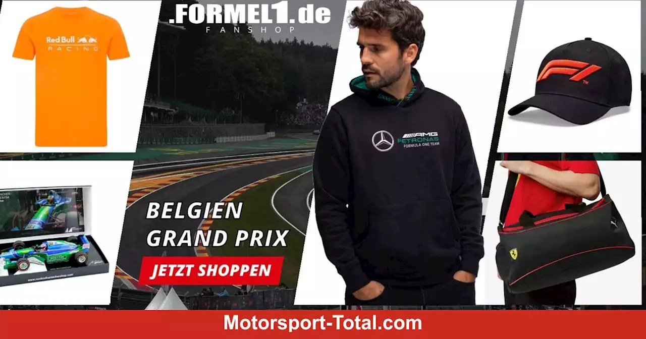 Spektakel in Spa: Jetzt noch mit Original-Fanartikeln aus dem Fanshop ausrüsten!