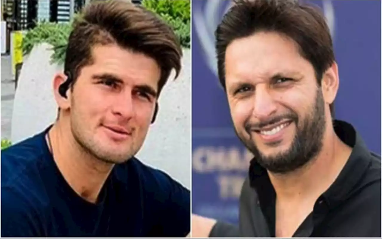 شاہین آفریدی کی ٹیسٹ کرکٹ میں 100وکٹیں شاہد آفریدی کی مبارکباد