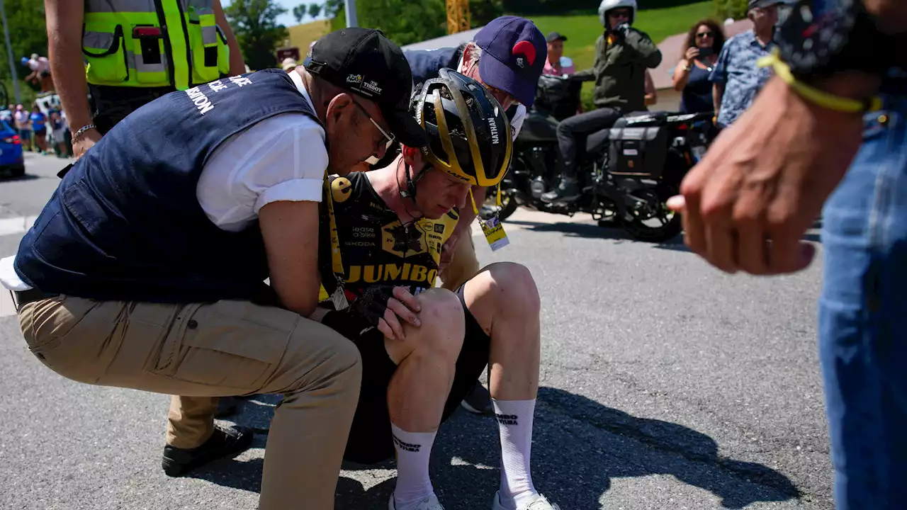 Tour de France cyclists ask fans to behave better after mass pileup