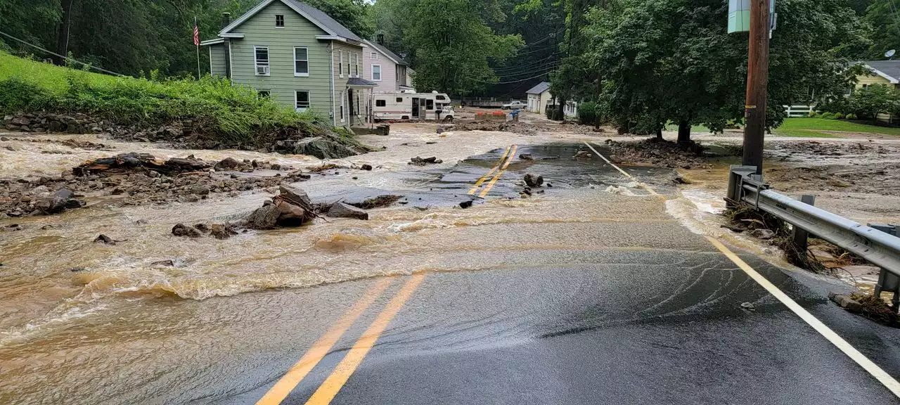 Landslide closes Rt. 46 in Warren County until further notice, other roads flooded