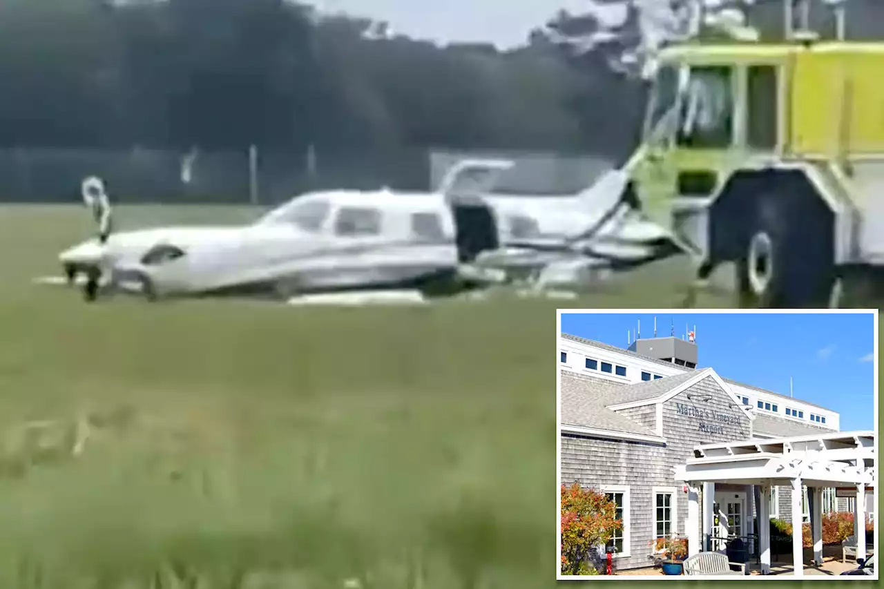 Passenger crash-lands plane after pilot passes out behind the controls in Martha’s Vineyard